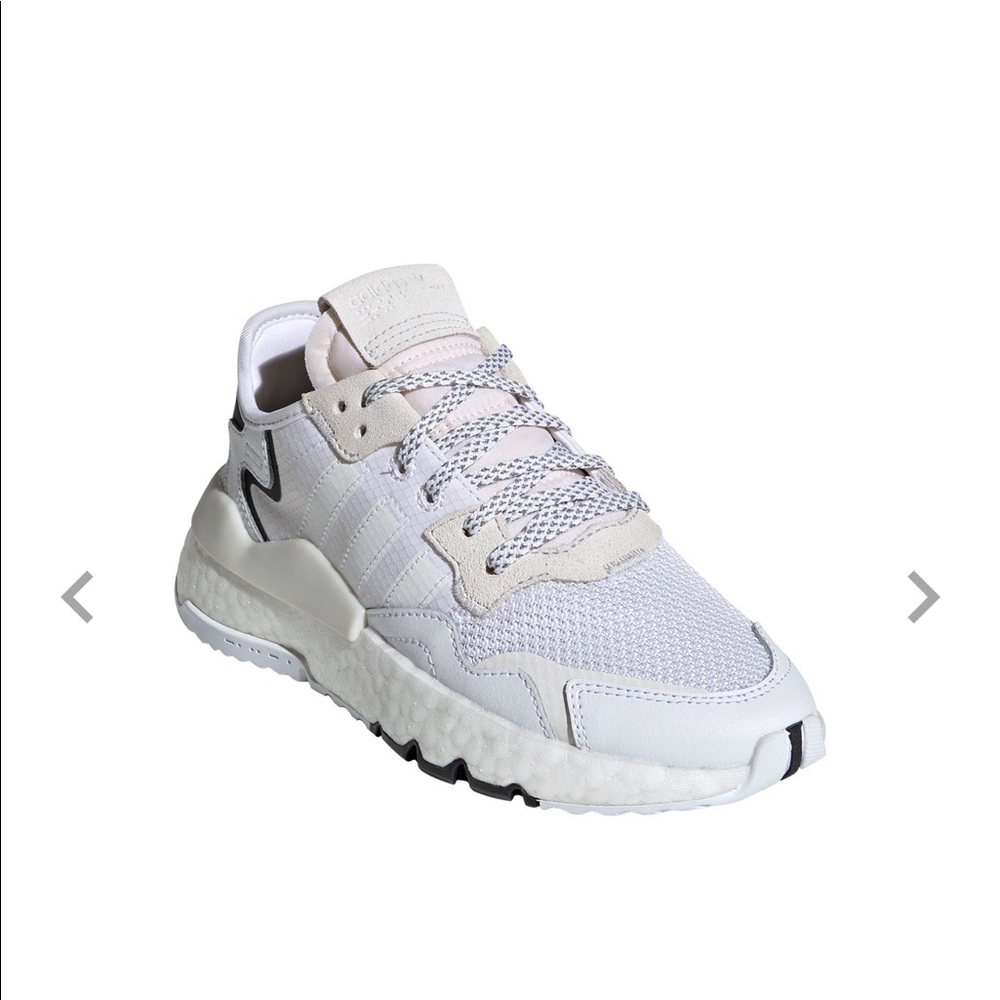 ADIDAS NITE JOGGERS white/black